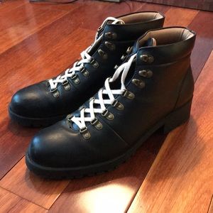 American Eagle Black lace-up boots. Size 11